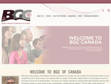 Tablet Screenshot of bgc.ca