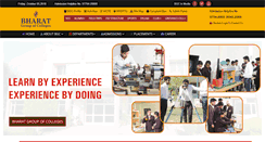 Desktop Screenshot of bgc.edu.in
