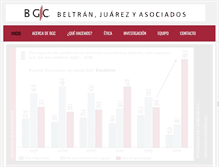 Tablet Screenshot of bgc.com.mx